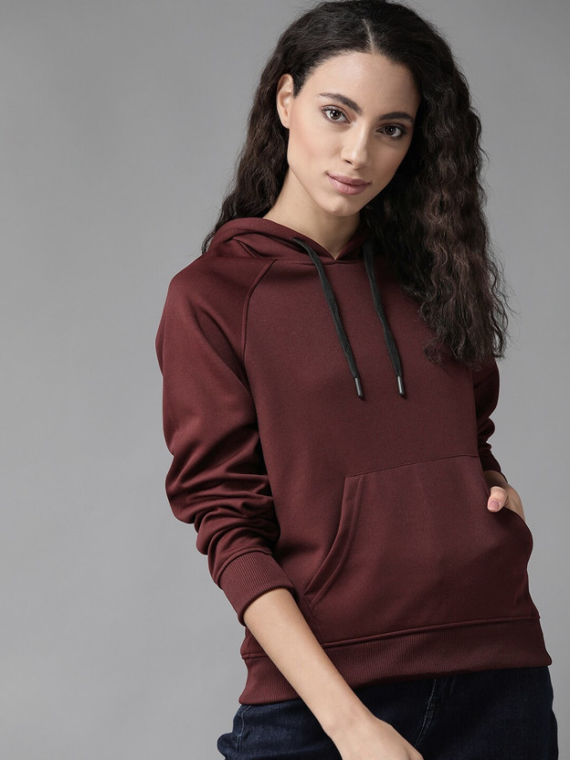 Full Sleeve Solid Women Sweatshirt 