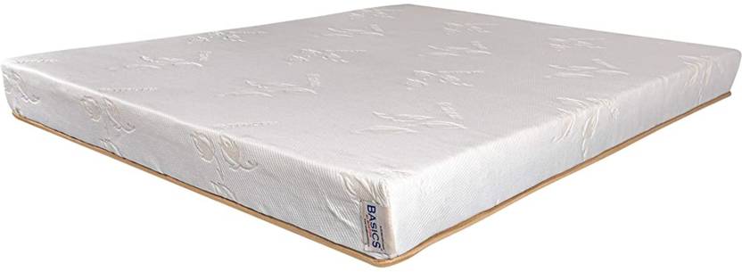 Boston Basics Orthopedic Natural Latex Memory Foam 6 inch Double Bonded ...