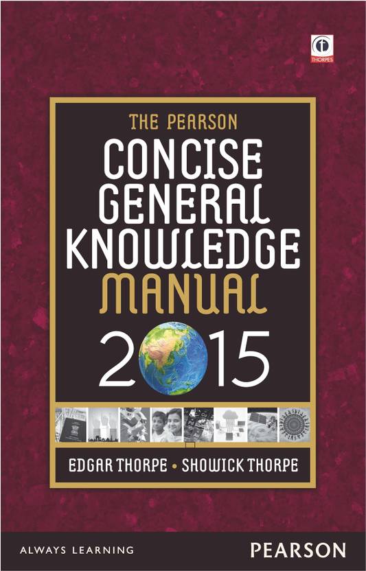 The Pearson Concise General Knowledge Manual 2015 Buy The Pearson