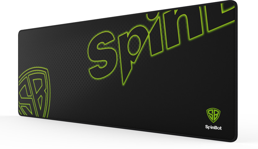 SpinBot Armor 5 MM Thick Extended 800MM*400MM Speed Type Gaming Non Slip Base Mousepad(Black)