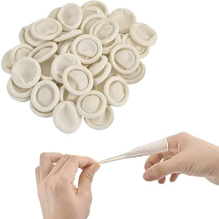 F8WARES AntiStatic Esd Safe Chlorinated Reusable Latex Rubber Finger