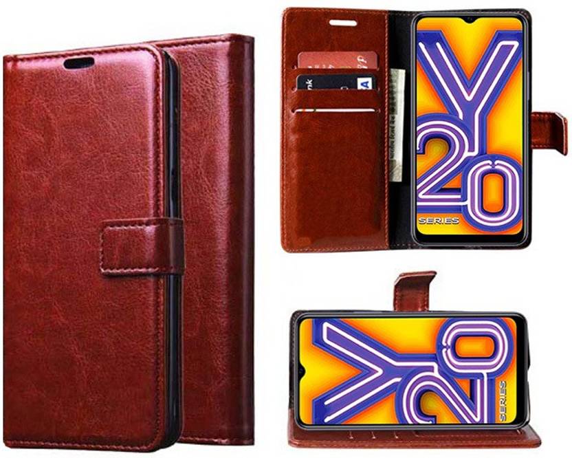 Xtrafit Flip Cover for Vivo Y20, Vivo Y20i, Vivo Y20A, Vivo Y20G, Vivo