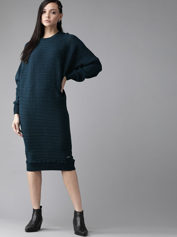 Roadster Women Sweater Blue Dress - Buy 