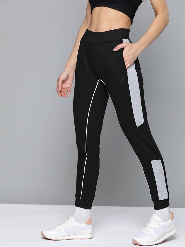 HRX by Hrithik Roshan Solid Women Black Track Pants Buy HRX by