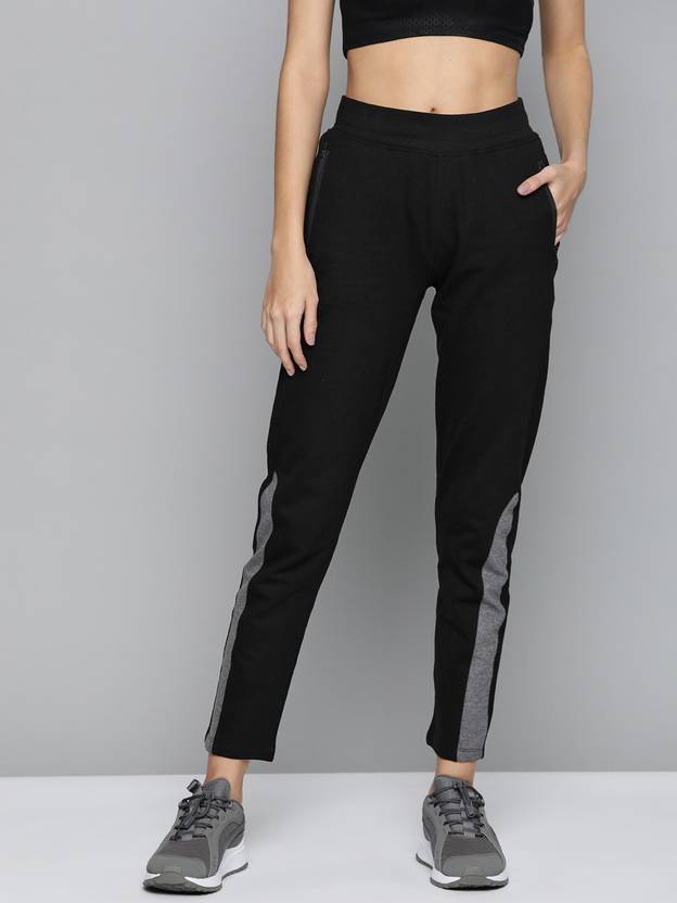 HRX by Hrithik Roshan Solid Women Black Track Pants Buy HRX by