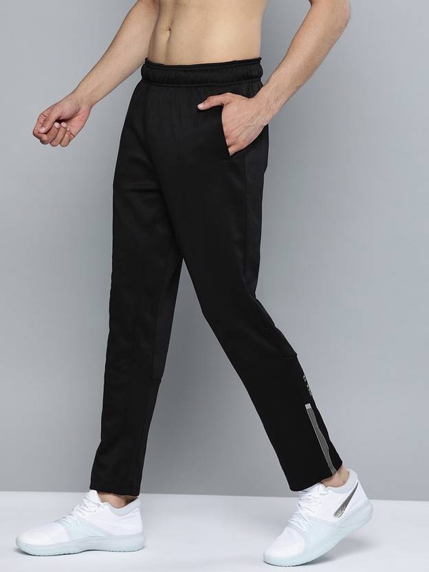 HRX by Hrithik Roshan Solid Men Black Track Pants Buy HRX by Hrithik