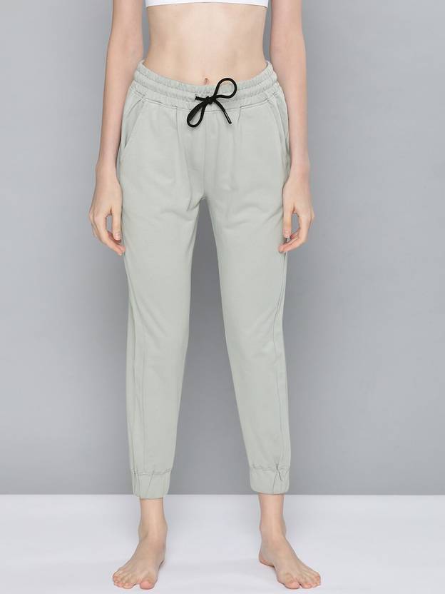 HRX by Hrithik Roshan Solid Women Grey Track Pants Buy HRX by Hrithik