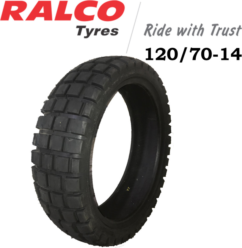 Ralco TYRE 120/70-14 120/70-14 Front & Rear Two Wheeler Tyre(Dual Sport, Tube Less)