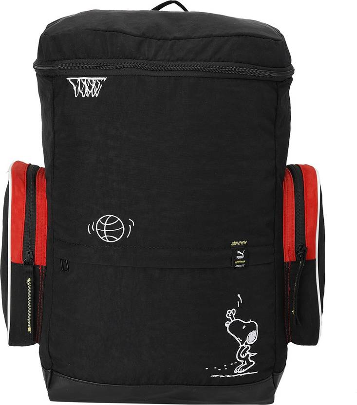 PUMA x PEANUTS Backpack 32 L Laptop Backpack Black Price in India