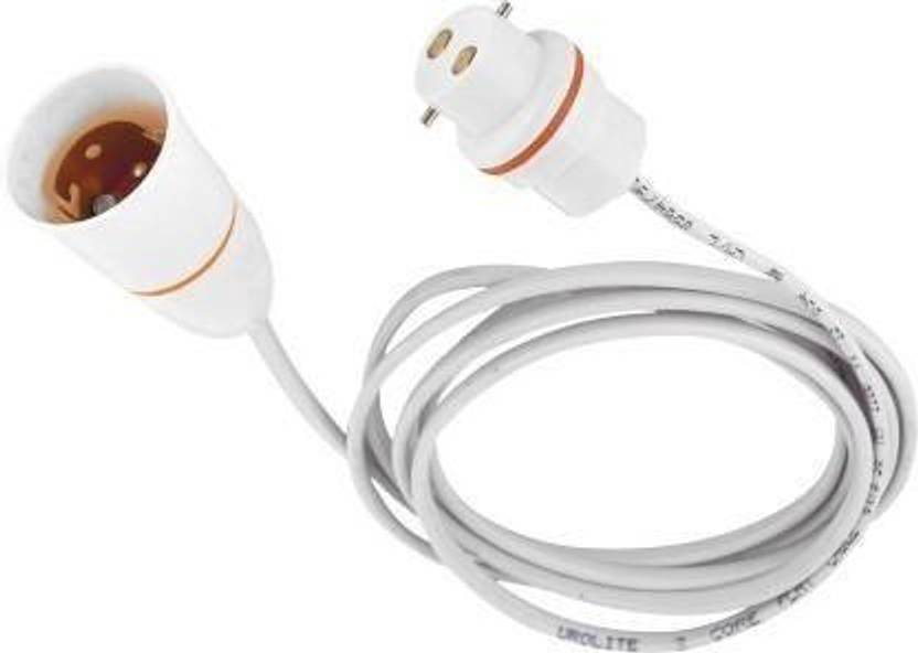 JElectricals B22 Socket with 15 Meter Flexible Wire & Single Adaptor