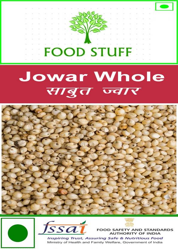 FOOD STUFF Premium Quality Jowar Whole 500GM Jowar Price in