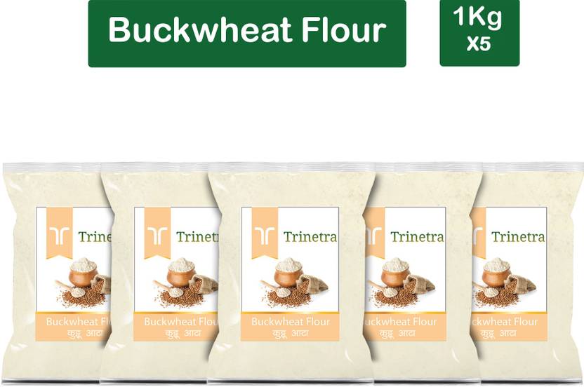 Best Quality Buckwheat Flour / Kuttu Atta 1Kg Pack of 5 Price in India Buy