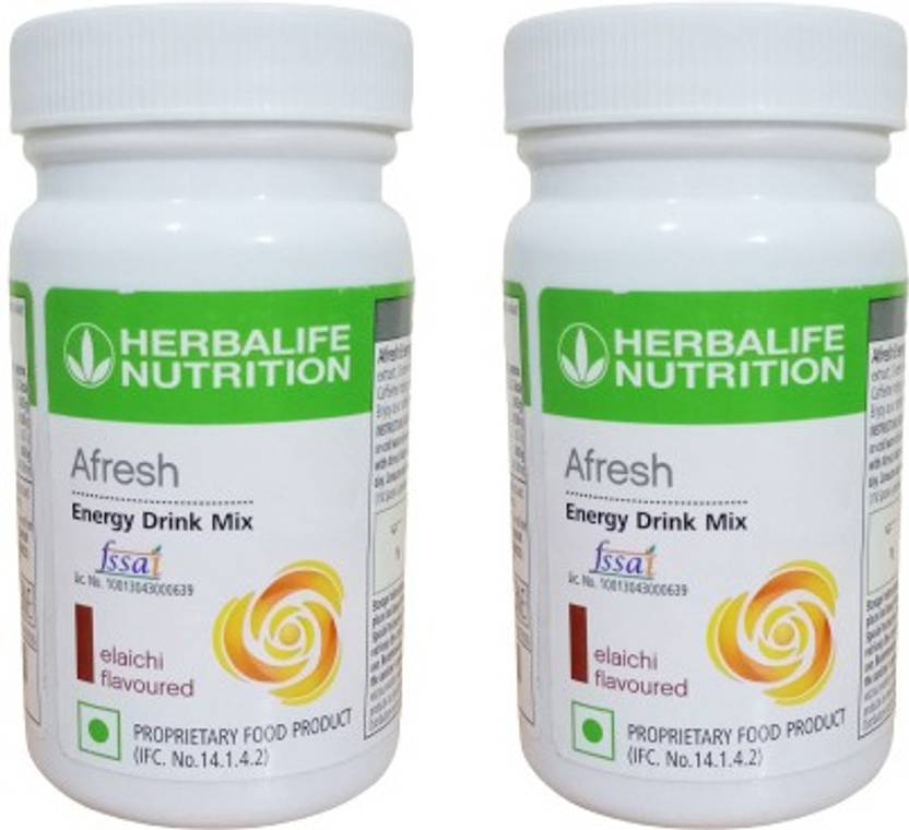 HERBALIFE Afresh Energy Drink Elaichi Flavor Combo Pack Of 2 PCS