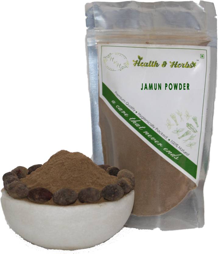 HEALTH & HERBS 100 Pure & Natural Jamun Guthli PowderJamun Seeds