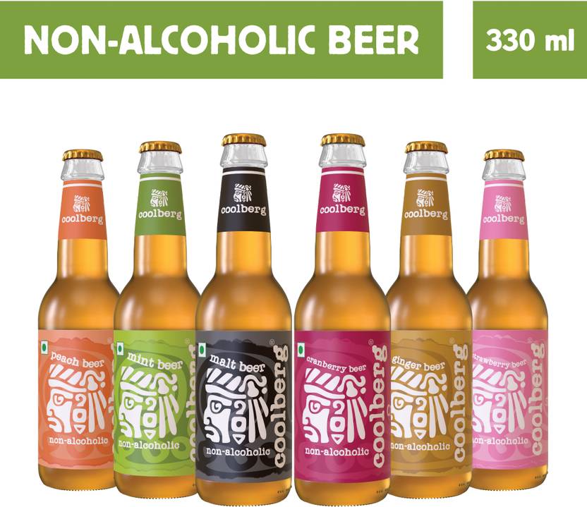 coolberg Non Alcoholic Beer Assorted Flavors Pack of 6 (1x330ml Each