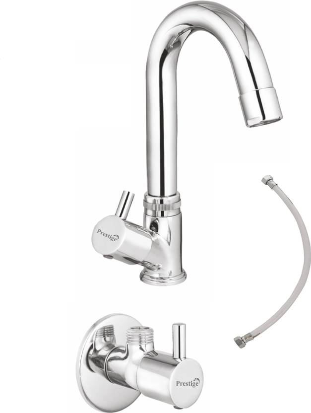 Prestige SmartBuy Dove Swan Neck With Conection Pipe Angle Cock Set