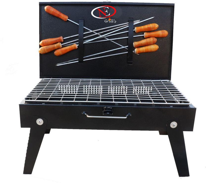 NE GRILLS Briefcasestylebbqgrillhighqualitymaterial Charcoal Grill