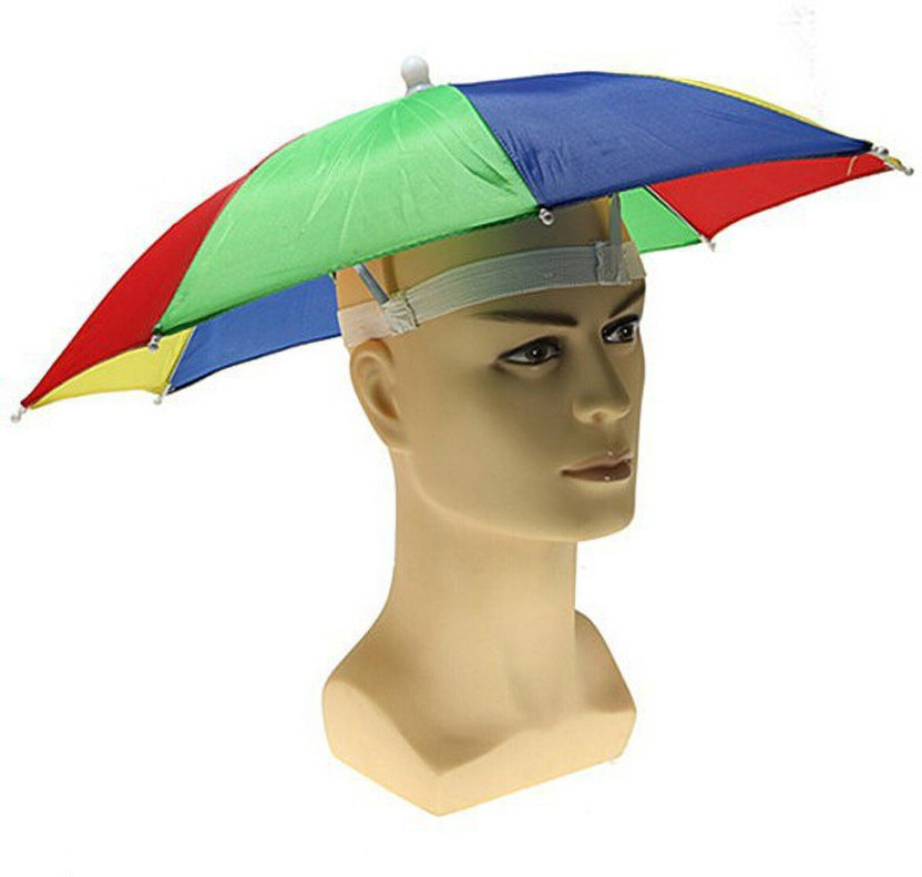 Global Global Gifts Umbrella Hat(Red, Blue, Pack of 1) - Flipkart Deal