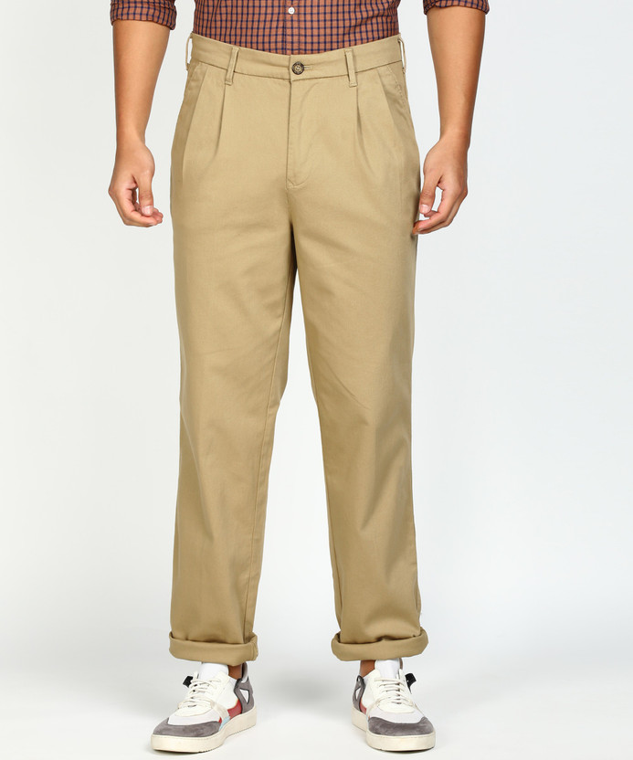 KILLER Regular Fit Men Beige Trousers 