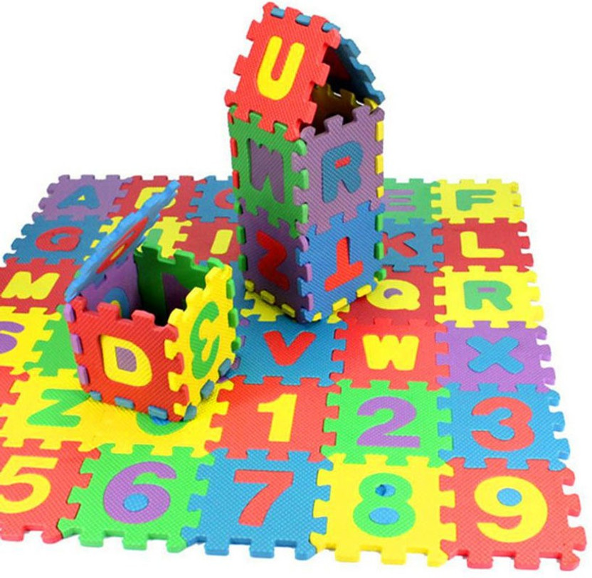 F FERONS Kids Education LEARNING MAT PUZZLE Colorful foam Non-Toxic mat Numbers(36 Pieces)