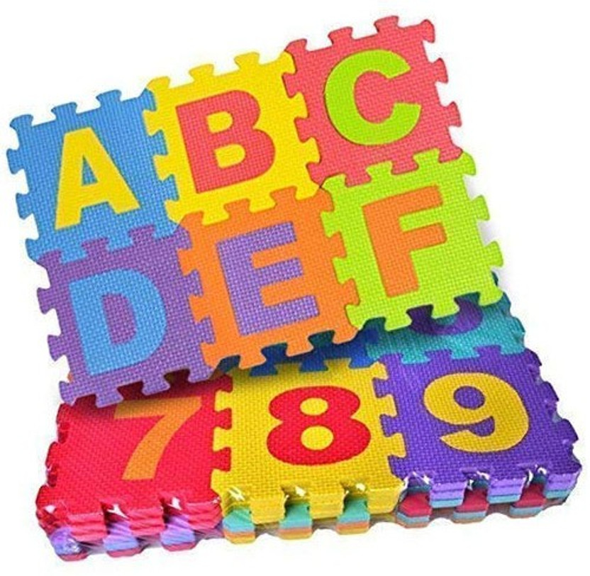 F FERONS Kids Education Colorful foam Non-Toxic mat Numbers(36 Pieces)