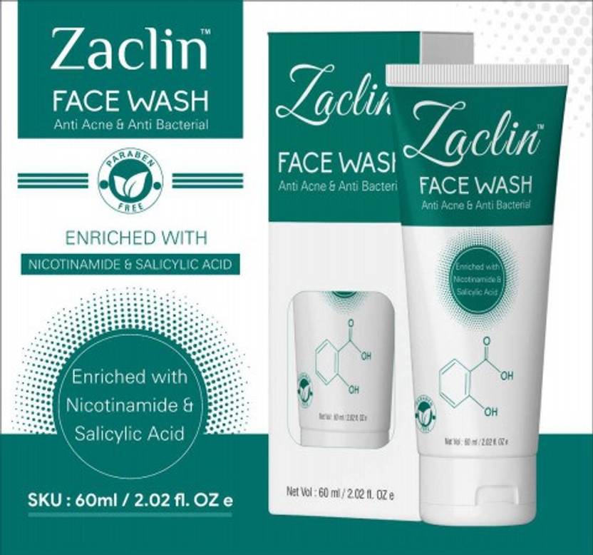 zaclin Anti Acne & Anti Bacterial Pack of 2 60 ml each Face