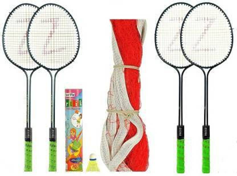 LARK Steel Badminton Set (White) Badminton Kit Badminton Kit Buy LARK