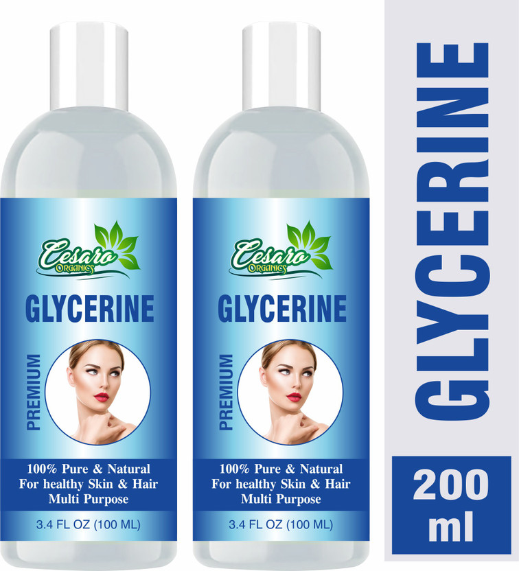 Cesaro Organics 100% Pure (Glycerine) for Beauty and Face, Hair & Skin Care Face Wash(200 ml)
