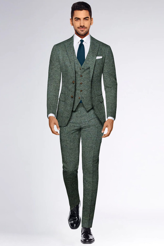 Raymond Viscose Rayon Self Design Suit 