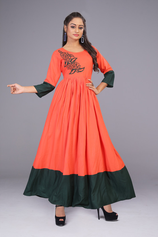 patchwork gown