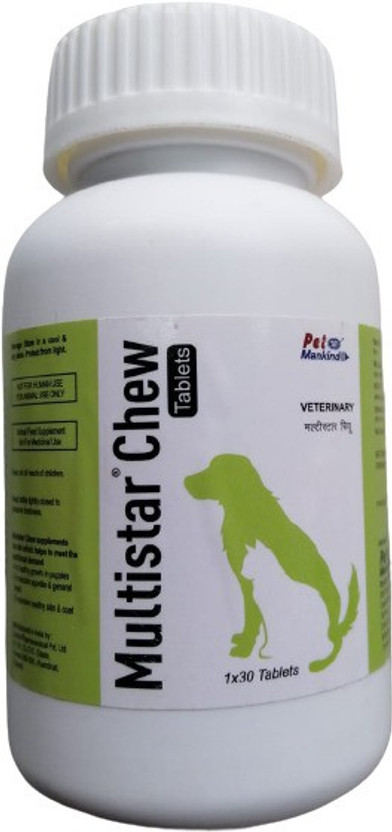 Pet Mankind PMH_Multistar_Chew_002 Pet Health Supplements(30 Pieces)