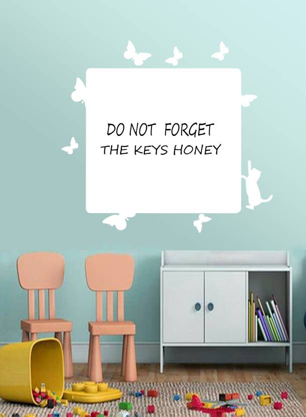 ALLURE Butterfly Blackboard Medium Self Adhesive Sticker Price in India