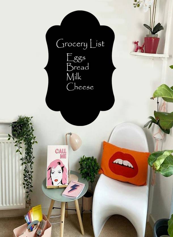 ALLURE 92 cm Blackboard Sticker Self Adhesive Sticker Price in India