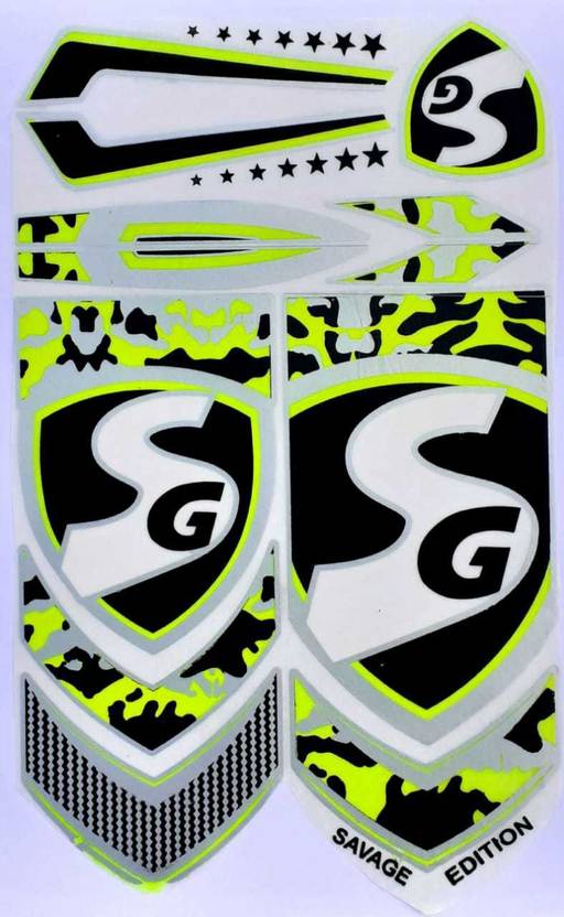 SG GRO SG SAVAGE EDITION CRICKET BAT STICKER Bat Sticker Buy SG GRO