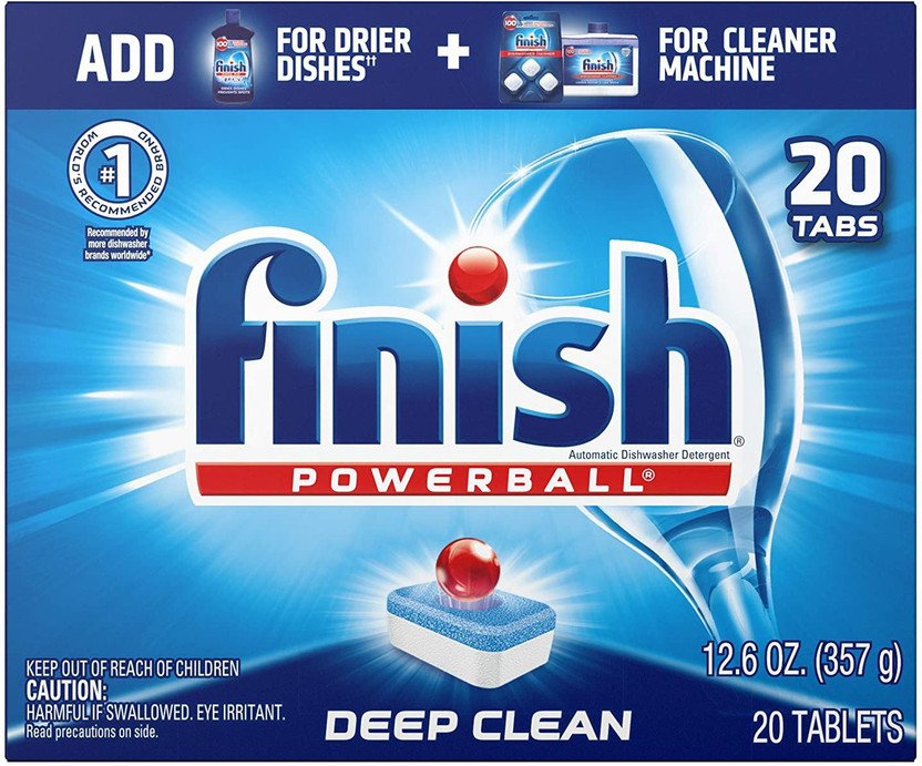 Finish Powerball Dishwasher Tabs - 20 Tablets Dishwashing Detergent(357 g)