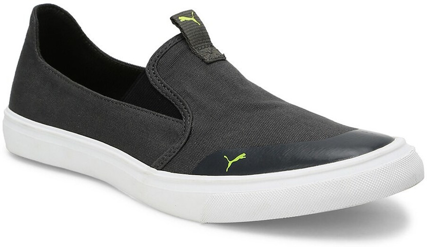 PUMA Charcoal Slip-On Lazy Knit IDP 