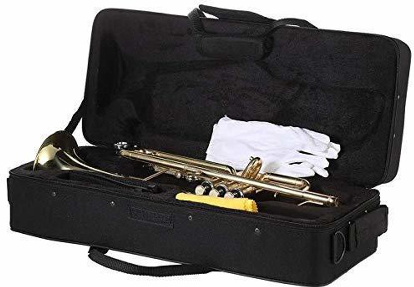 KANHA HUB Trumpet Hard Case Bb Trumpet(Nickel)