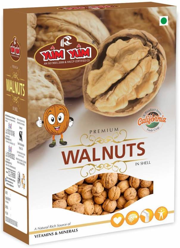 YUM YUM California Inshell Walnut 1kg Walnuts Price in India Buy YUM YUM California Inshell
