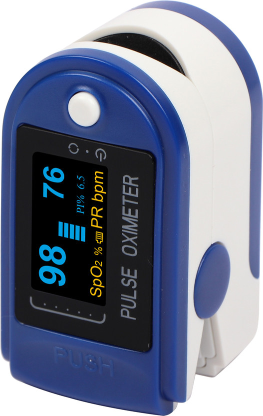NISCOMED CMS-50D Pulse Oximeter(White, Blue)