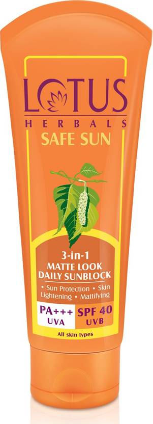 the pure lotus sunscreen