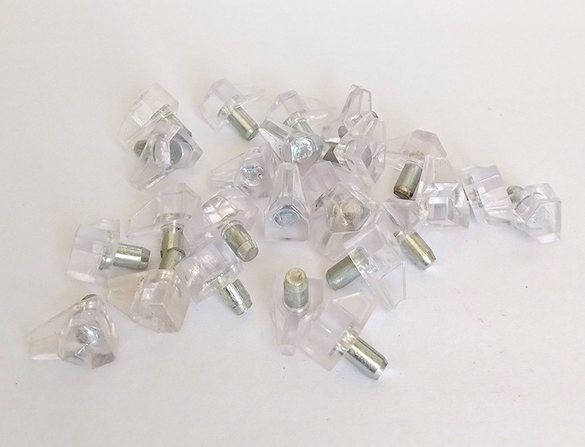 NR TRADERS Cabinet self Support Pin (20 Pcs) SP 003 1.5 Shelf Bracket(Plastic)