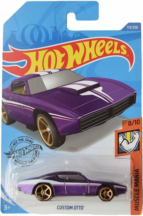 HOT WHEELS HW CUSTOM OTTO CAR 173/250 MUSCLE MANIA 8/10 COLLECTIBLE