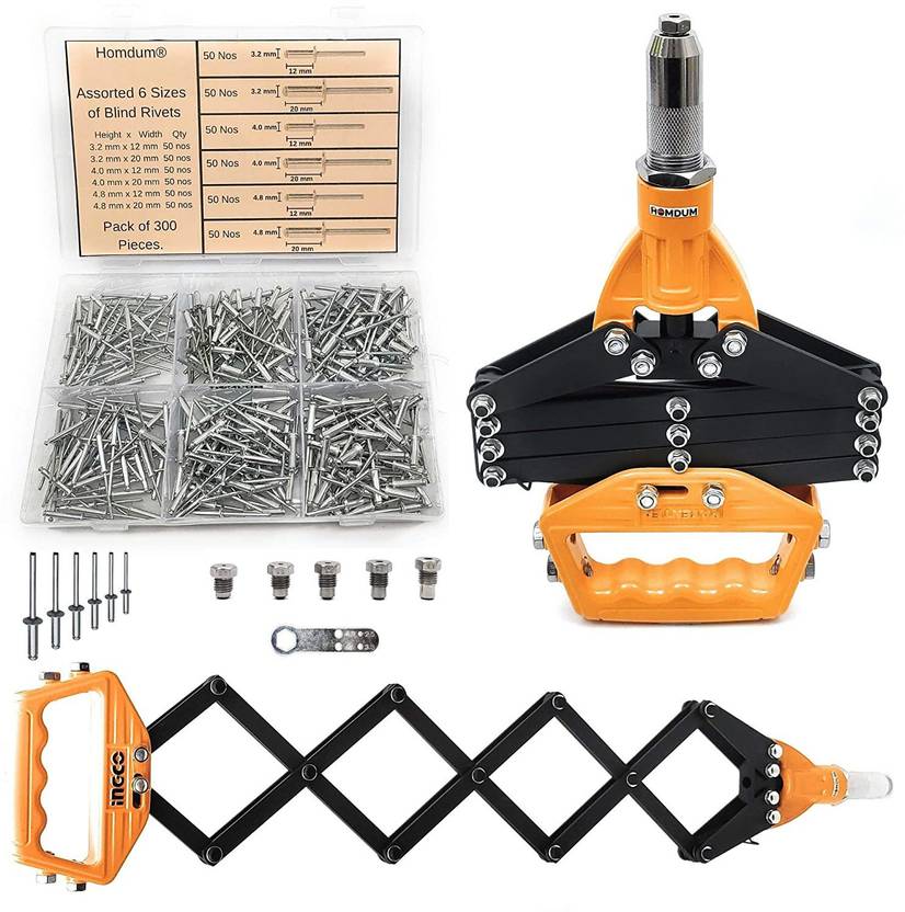 Homdum 32 inch Semi Automatic Folding Rivet Gun ingco Industrial Grade