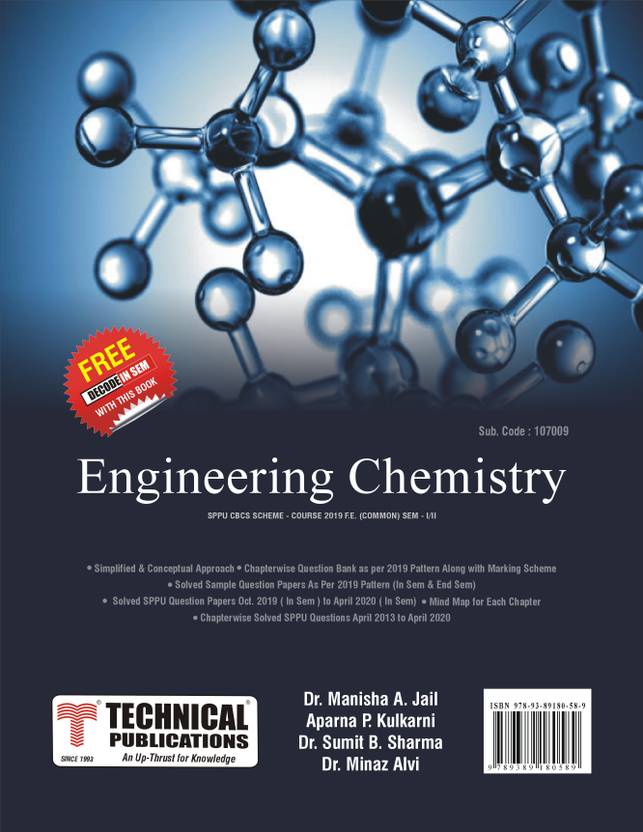 Engineering Chemistry Buy Engineering Chemistry by Dr. M. A. Jail, A