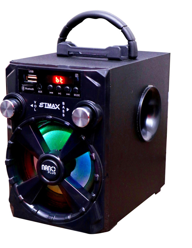 etmax NANO PLUS 30 W Bluetooth Home Theatre(Black, Stereo Channel)