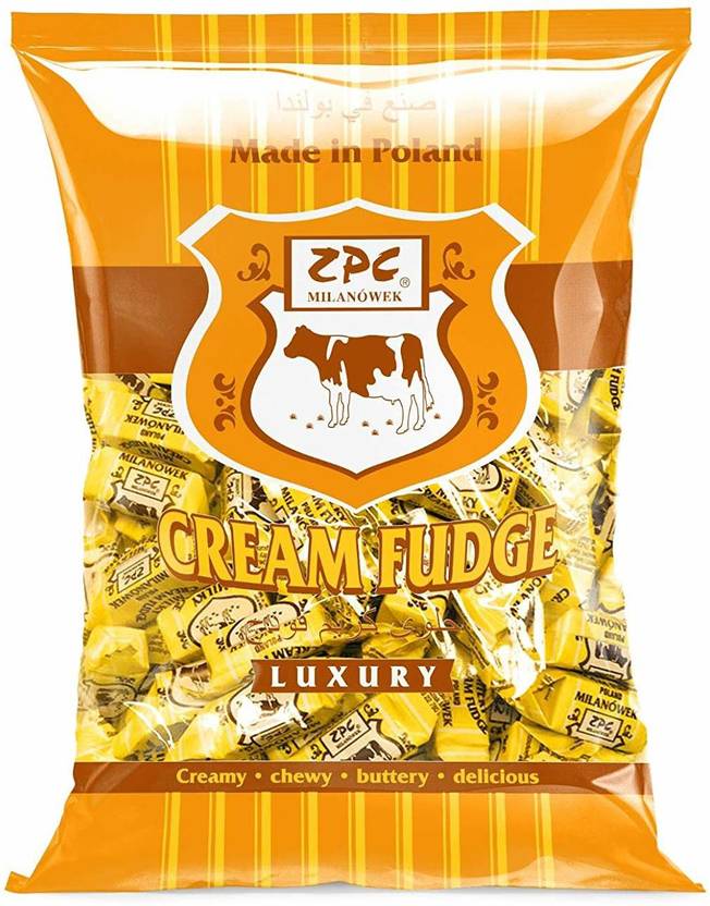 Zpc Milanówek Cream Fudge Luxury, 800 g (Product of Poland) cream fudge