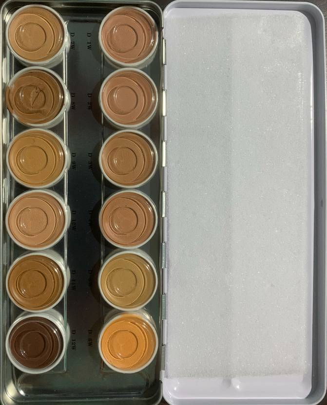KRYOLAN Derma Color Camouflage Creme Foundation Palette (Delhi4) (12