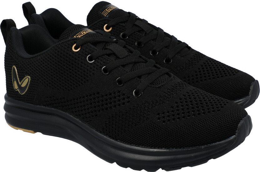 Walkaroo black shoes clearance