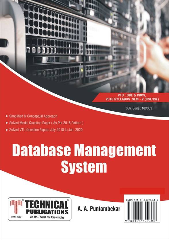 Database Management System For BE VTU Course 18 OBE CBCS V CSE 