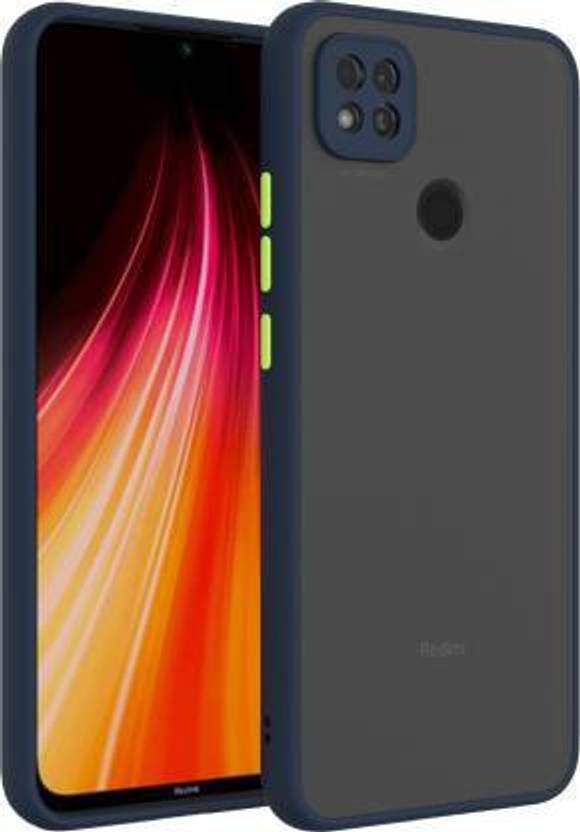 mobies Back Cover for REDMI 9 Full Camera Protection Smoke Matte Finish